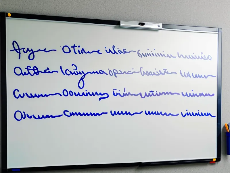 Nahaufnahme durchgestrichener Kongress-Titel auf dem Whiteboard – Listbuilding-Strategie beginnt beim richtigen Namen